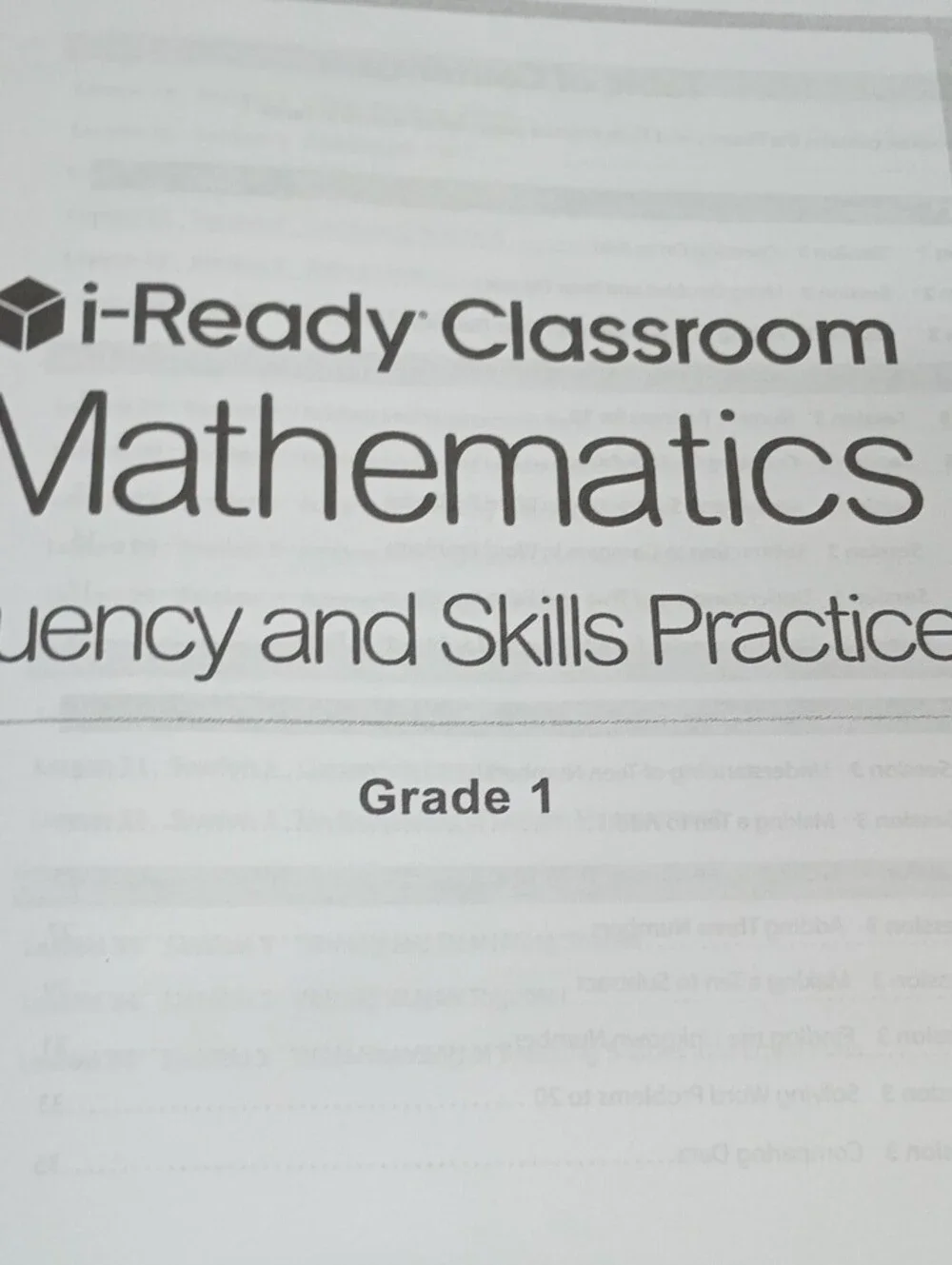 Classroom Mathematics Grade 1 Workbook - Green